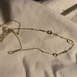 Kendra Scott Light Gold Necklace